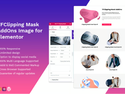 Clipping Mask addon - widget for Elementor