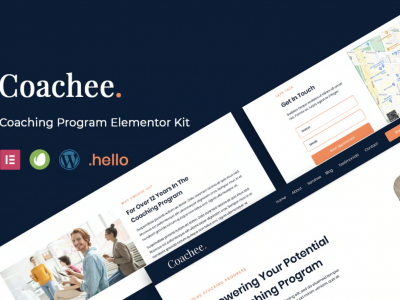 Coachee - Coaching Program Elementor Template Kit