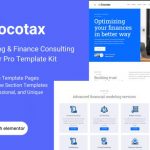 Cocotax - Accounting & Finance Consulting Elementor Pro Template Kit