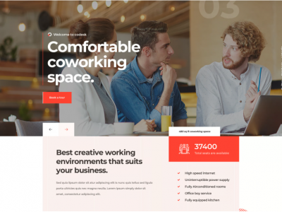 Codesk - Creative Office Space WordPress Theme