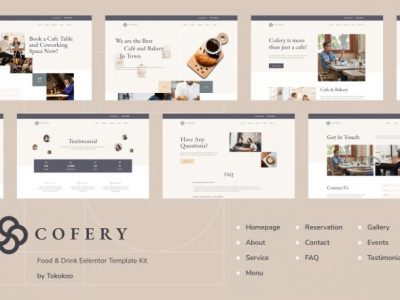Cofery | Restaurant & Cafe Elementor Template Kit