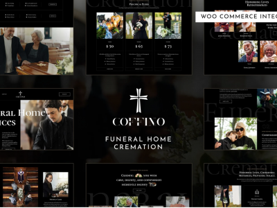 Coffino - Funeral Home Services & Cremation Elementor Pro Template Kit