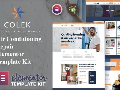 Colek - AC Repair Services Elementor Template Kit