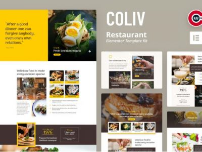 Coliv - Restaurant Template Kit