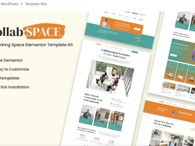 Collabspace - Coworking Space Elementor Template Kit