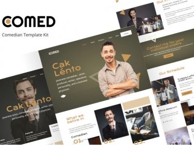 Comed - Comedian Elementor Template Kit