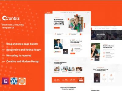 Conbiz - Consultancy & Business Elementor Template Kit