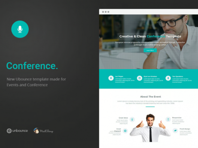 Conference - Unbounce Landing Page