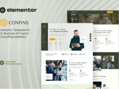 Confins – Business & Finance Consulting Elementor Template Kit