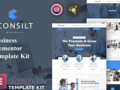 Consilt - Business & Consulting Elementor Template Kit