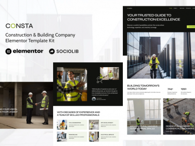Consta - Construction & Building Company Elementor Template Kit