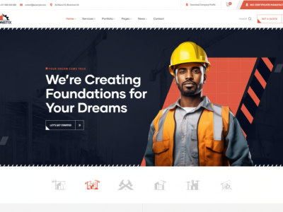 Constix - Construction Industrial WordPress Theme