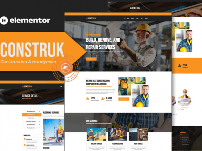 Construk - Construction Elementor Template Kit