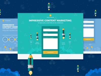 Content Marketing Unbounce Landing Page