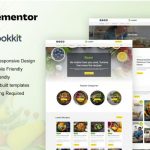 Cookkit - Food Recipe & Nutrition Service Elementor Pro Template Kit