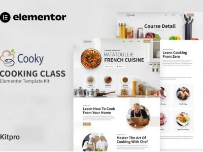 Cooky - Cooking Class Elementor Template Kit
