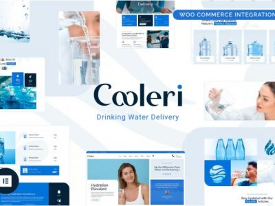 Cooleri - Drinking Water Delivery Elementor Pro Template Kit