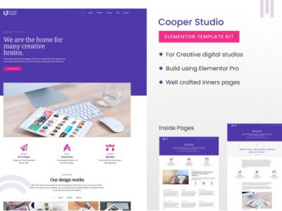 Cooper Studio Elementor Template Kit