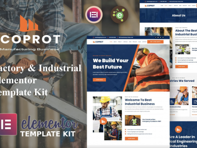 Coprot - Factory & Industrial Elementor Template Kit
