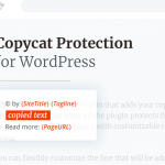 Copycat Protector for WordPress