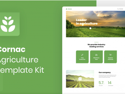 Cornac - Agriculture Elementor Template Kit