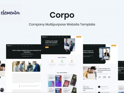 Corpo - Corporate Business Elementor Template Kit
