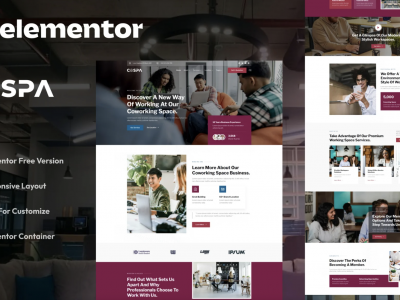 Cospa - Coworking Space & Virtual Office Elementor Template Kit