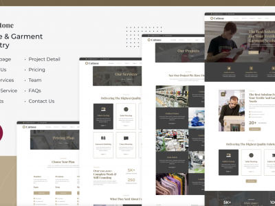 Cottone | Textile & Garment Industry Elementor Template Kit