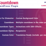 Countdown for Elementor WordPress Plugin
