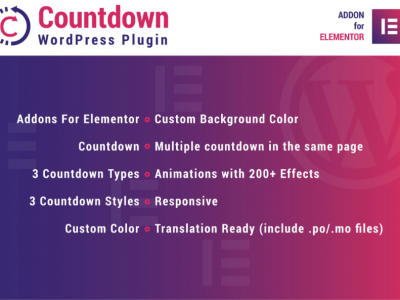 Countdown for Elementor WordPress Plugin