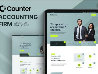 Counter - Accounting Firm Elementor Template Kit