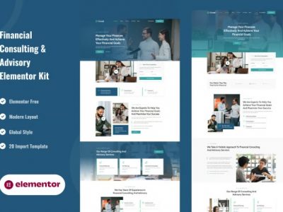 Covad - Financial Consulting & Advisory Services Elementor Template Kit