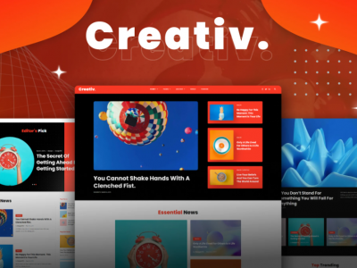 Creativ - Blog and Magazine Elementor Pro Template Kit