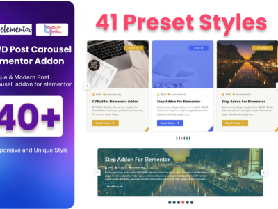 Creative Post Carousel Addon for Elementor