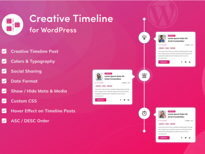 Creative Timeline for WordPress
