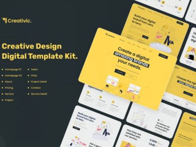 Creativic - Creative Agency Elementor Template Kit