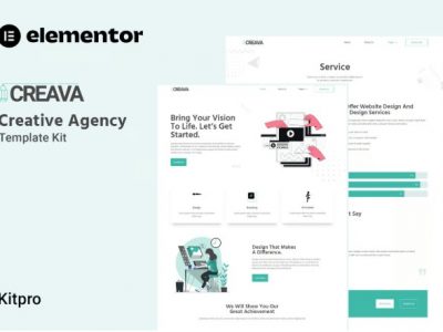 Creava - Creative Agency Elementor Template Kit