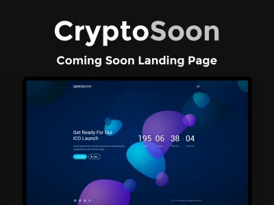 CryptoSoon - Coming Soon Template