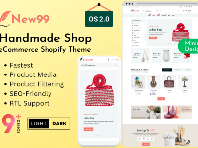 New99 - Handmade Shop eCommerce Shopify Theme 2.0