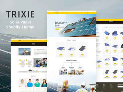 Trixe - Solar Responsive Shopify Template