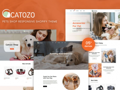 Catozo - Pets Shop Responsive Shopify Theme