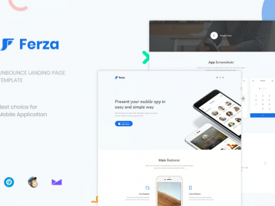 Ferza - Applications Unbounce Landing Page