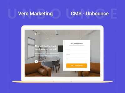 Vero - Marketing Unbounce Template