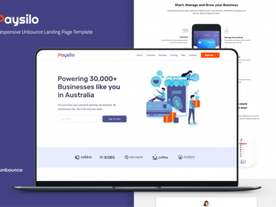 Paysilo — Unbounce Landing Page Template