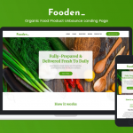 Fooden — Unbounce Food Product Landing Page