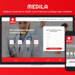 Medila - Medical & Health Care Unbounce Template