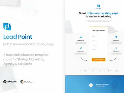 LeadPoint - Lead Generation Unbounce Landing Page