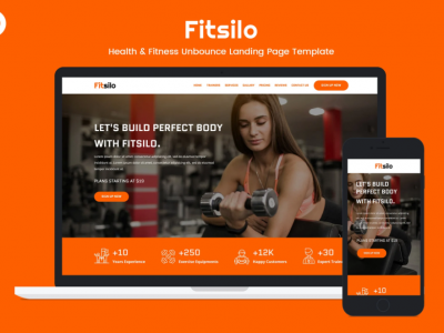 Fitsilo — Health & Fitness Unbounce Landing Page