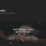 Hairy - Barber Unbounce Template