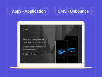 Appy - Application Unbounce Landing Page